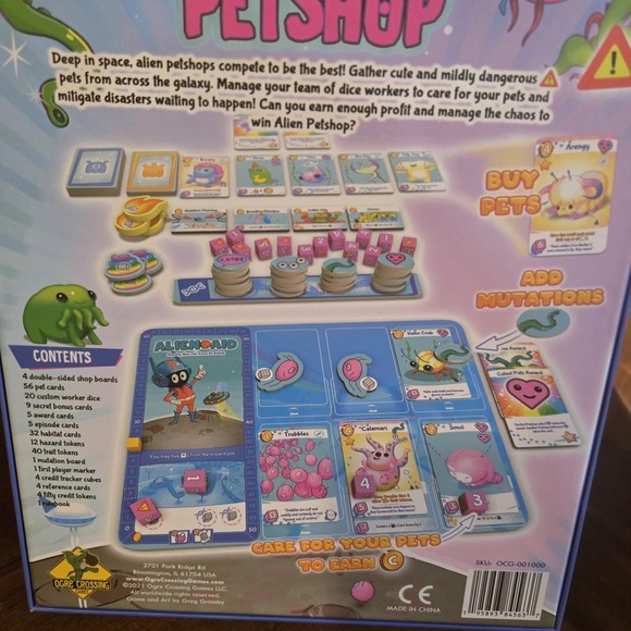 Alien Petshop | Ogre Crossing Board Game 100% Complete EUC Alien Pet Shop Game - Picture 13 of 15